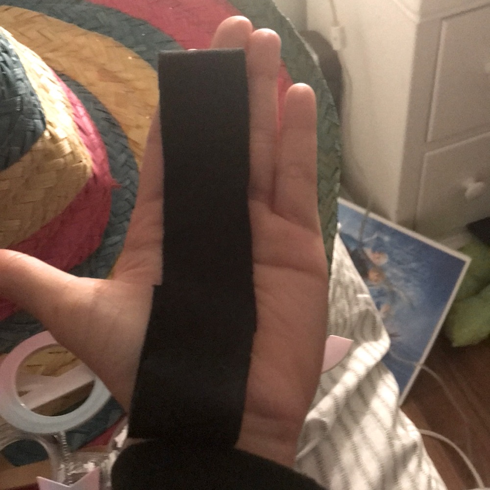 Black choker for a costume